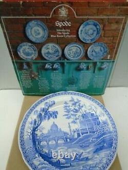 Spode Blue Room Collection Set of SIX Dinner Plates 10 (with box new)