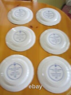 Spode Blue Room Dinner Plates Animals Zebra Kangaroo Camel Tiger Ostrich Rhino