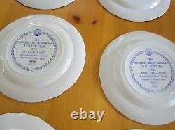 Spode Blue Room Dinner Plates Animals Zebra Kangaroo Camel Tiger Ostrich Rhino