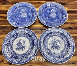 Spode Blue Room Dinner Plates Set of 5 Scalloped Edge, 10.25, England, Mint