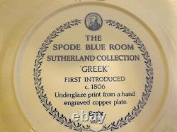 Spode Blue Room Greek Sutherland Collection Octagonal Dinner Plate 6