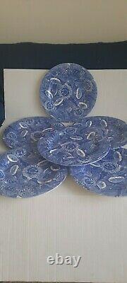 Spode Blue Room Sunflower Made In England 6 Dinner Plates Microwave Saf 11 New