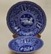 Spode Blue Room Traditions Series'Greek' dinner plate and bowl, made in England