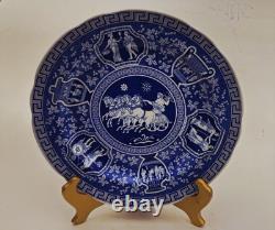 Spode Blue Room Traditions Series'Greek' dinner plate and bowl, made in England