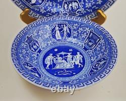 Spode Blue Room Traditions Series'Greek' dinner plate and bowl, made in England