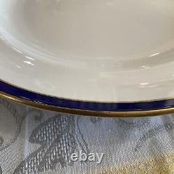 Spode Calb Tiffany & Co. NY Islanders Consul Cobalt Dinner Plate Beautiful RARE