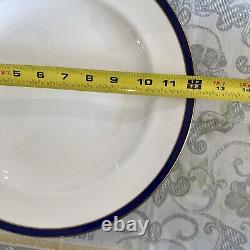 Spode Calb Tiffany & Co. NY Islanders Consul Cobalt Dinner Plate Beautiful RARE