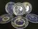 Spode China Blue Room Collection Dinner Plates 6 pc set