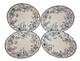 Spode Clifton S3418 V 10 1/2 Dinner Plate England Set Of 4