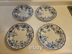 Spode Clifton S3418-w 10 1/2 Dinner Plates England Set Of 4