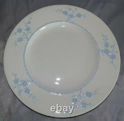 Spode Copeland England Geisha Blanche DeChine 12 Dinner Plates -Blue Floral