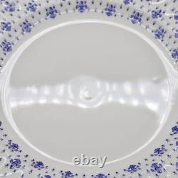 Spode Fleur De Lys Blue Plate 27cm Set Of 6 Tableware Collector Goods Party