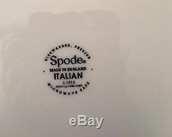Spode ITALIAN 10.5 Dinner Plates Set of 4 Made In ENGLAND Brand New EXCELLENT