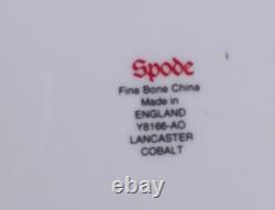 Spode LANCASTER COLBALT Bone China Dinner Plate Monogrammed Multiple Available