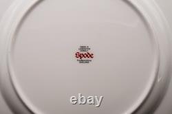 Spode Lancaster Cobalt Blue Dinner Plates 10 3/4 Set of 6 FREE USA SHIPPING