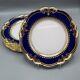 Spode Lancaster Cobalt Blue Dinner Plates 10 3/4 Set of 8 FREE USA SHIPPING