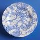 Spode Williamsburg Blue Provincial Garden Dinner Plates RARE Mint Condition