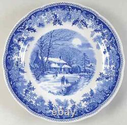 Spode Winter's Eve Blue Dinner Plate 3640325