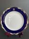 Spode YORK Fine Bone China Plate 10.75 Blue Gold Monogram JPS England