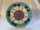 Stangl 10 test Plate Purple / Blue Flowers Excellent