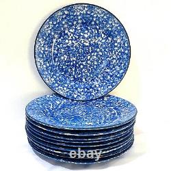 Stangl Town & Country Blue Dinner Plates Set of 10