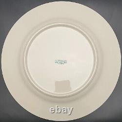 Syracuse China Old Ivory Royal Court Cobalt Blue Dinner Plates 6pc USA 10.5dia