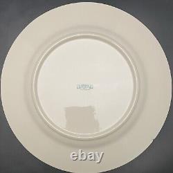 Syracuse China Old Ivory Royal Court Cobalt Blue Dinner Plates 6pc USA 10.5dia