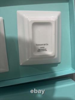 TIFFANY & Co. Color Block Vide Poche S/4 Mini Trays In Original Box