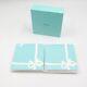 TIFFANY & Co. Tiffany Blue Ribbon Plate 2 plates Set Blue White Used