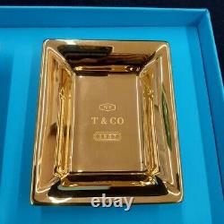 TIFFANY & Co. Vide Poche metallic Mini Tray Rectangle Plate