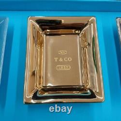 TIFFANY & Co. Vide Poche metallic Mini Tray Rectangle Plate