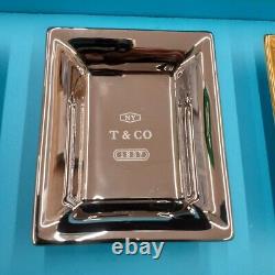 TIFFANY & Co. Vide Poche metallic Mini Tray Rectangle Plate