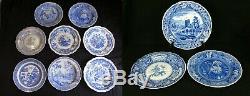 The Spode Blue Room Collection Of 11 Service Plates Size 10.5 11