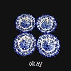 The Spode Blue Room Collection'The Kangaroo Enclosure Set Of 4 Plates New