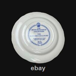 The Spode Blue Room Collection'The Kangaroo Enclosure Set Of 4 Plates New