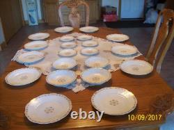 Theodore Haviland Limoges France 21 Piece Grouping Porcelain China Floral Design