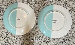 Tiffany And Co Dinner Plates Color Block Set Of 2 NEW 27 CM