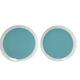 Tiffany & Co. Color Block Dinner Plate 2 Piece Tableware Dinnerware