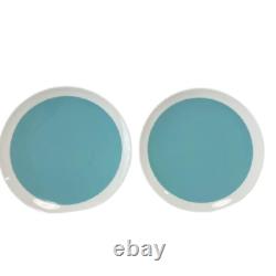 Tiffany & Co. Color Block Dinner Plate 2 Piece Tableware Dinnerware