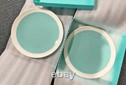 Tiffany & Co. Color Block Dinner Plate 2 Piece Tableware Dinnerware