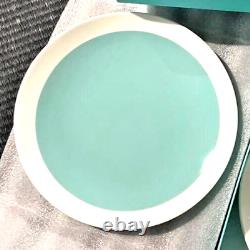 Tiffany & Co. Color Block Dinner Plate 2 Piece Tableware Dinnerware
