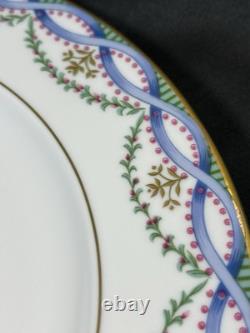 Tiffany & Co Limoges France Louveciennes Porcelain 10 3/8 Dinner Plate EUC