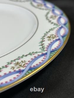 Tiffany & Co Limoges France Louveciennes Porcelain 10 3/8 Dinner Plate EUC