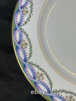 Tiffany & Co Limoges France Louveciennes Porcelain 10 3/8 Dinner Plate EUC