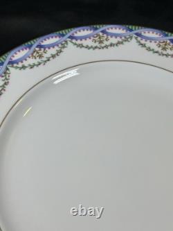 Tiffany & Co Limoges France Louveciennes Porcelain 10 3/8 Dinner Plate EUC