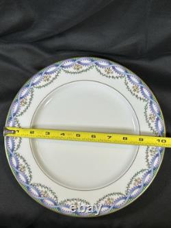 Tiffany & Co Limoges France Louveciennes Porcelain 10 3/8 Dinner Plate EUC