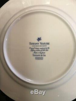 Tiffany & Co Tiffany Nature Retired 8 Salad Dessert Plates Set Of 4