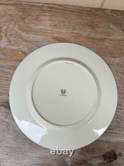 Tiffany Lenox China Blue Gold Dinner Plate 10 1/2 Antique