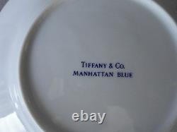 Tiffany Manhattan Blue Dinner Plate