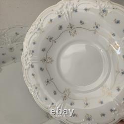 Tirschenreuth Baronesse Blue Royal- 4 Set Of 4 Dinner, Salad, Bread, Tea Plates